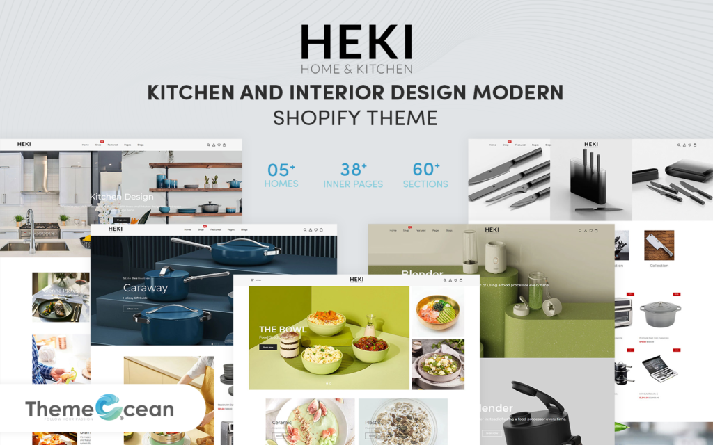 Heki – 现代 Shopify 厨房和室内设计主题