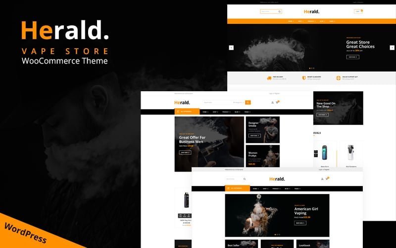 Herald – Vape Store WooCommerce 主题