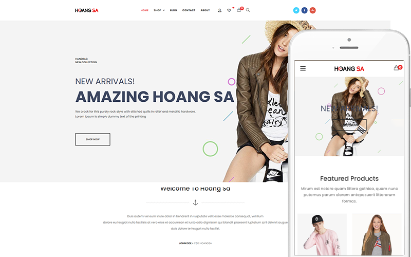 Hoang Sa – 现代时尚主题 WooCommerce 主题