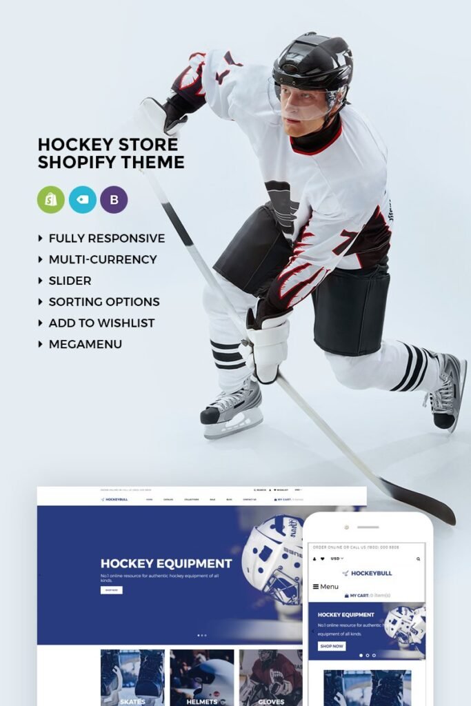 HockeyBull Shopify主题
