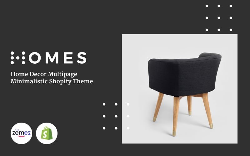 Homes – 家居装饰多页面极简 Shopify 主题
