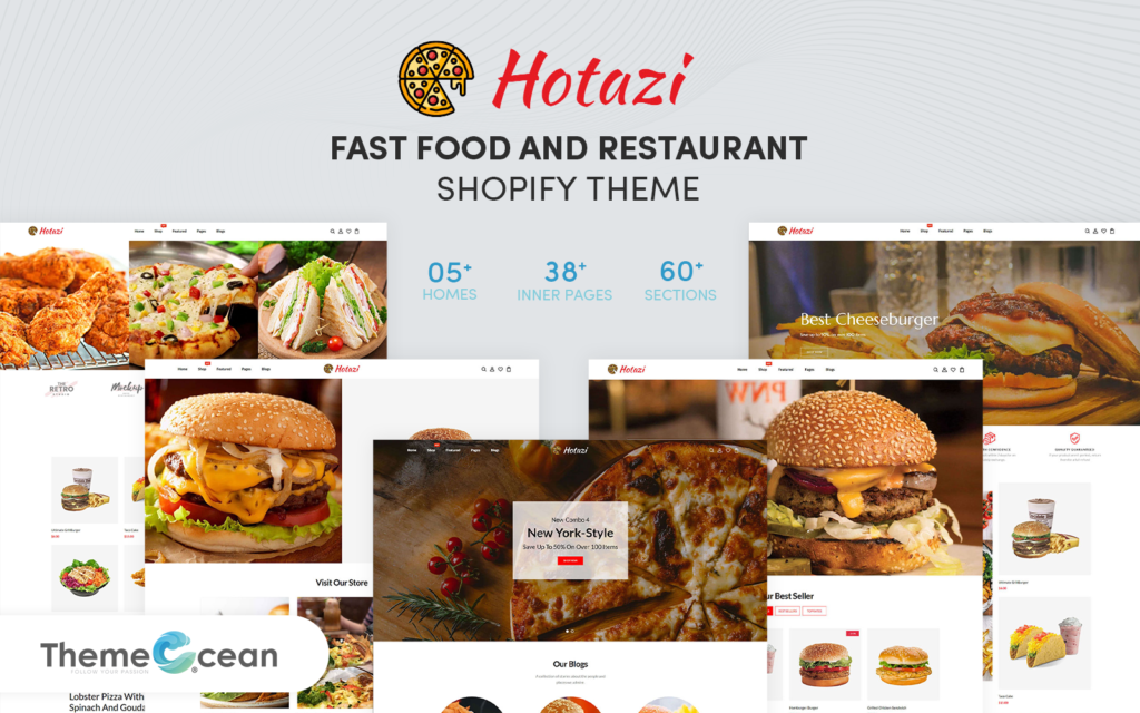 Hotazi – 快餐和餐厅Shopify主题