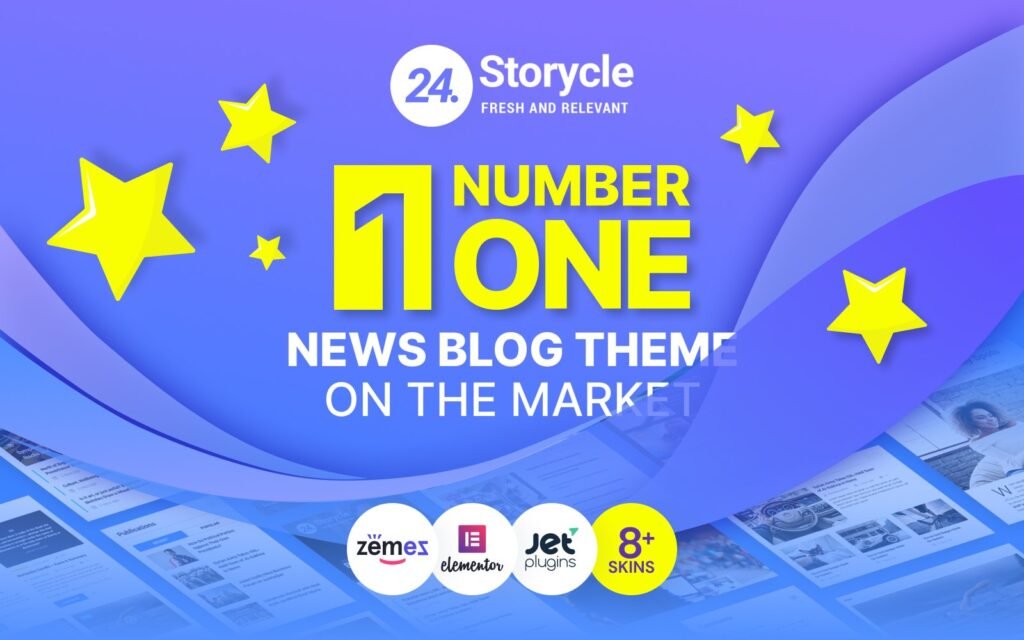 Storycle是一个多用途新闻门户WordPress Elementor主题。