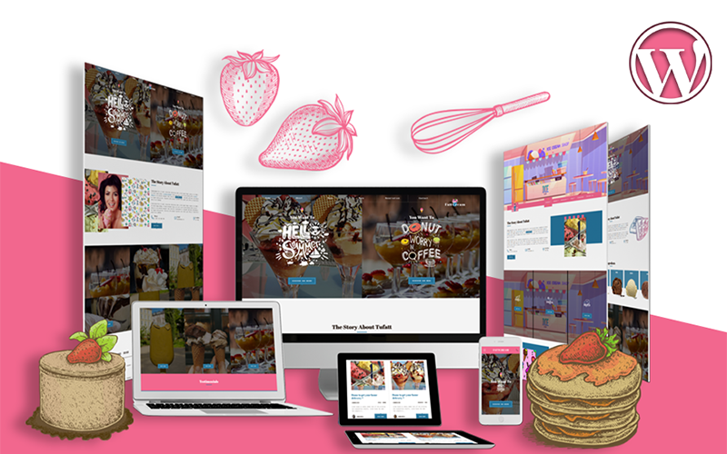冰淇淋和冷冻酸奶 | Summercream WordPress 主题