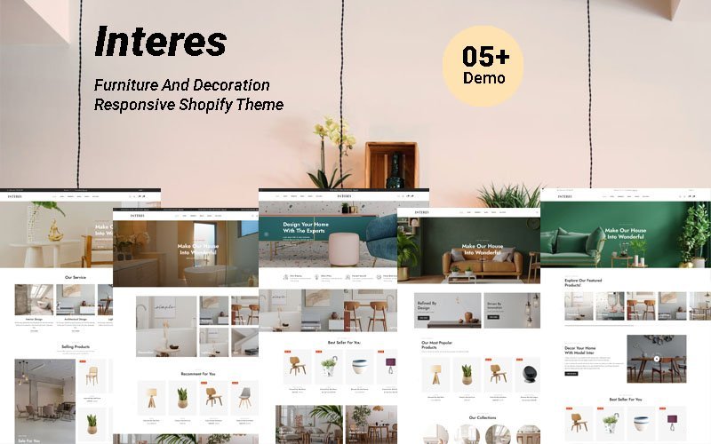 Interes – 家具和装饰响应式Shopify主题