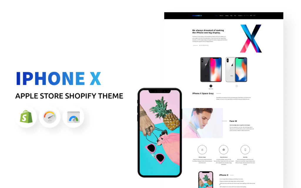 iPhone X – 苹果商店Shopify主题