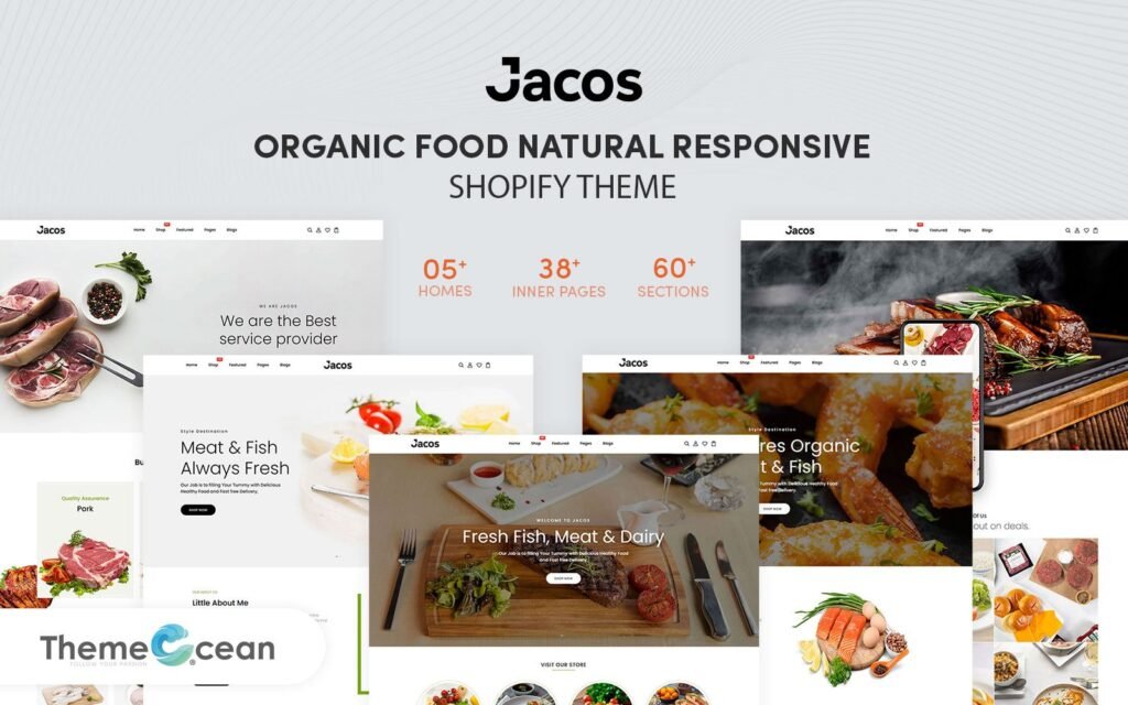 Jacos – 有机食品自然响应式Shopify主题