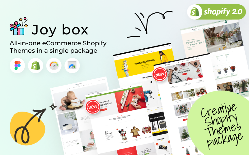 Joy Box – 一体化的创意分区Shopify主题