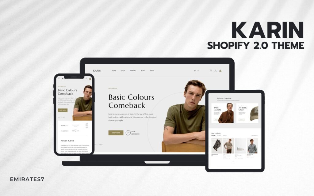 Karin – 高级时尚的Shopify 2.0主题