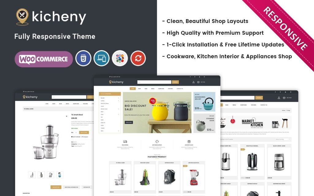 Kicheny – 厨房家电商店 WooCommerce 主题