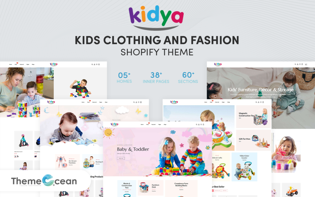 Kidya – 儿童服装与时尚Shopify主题