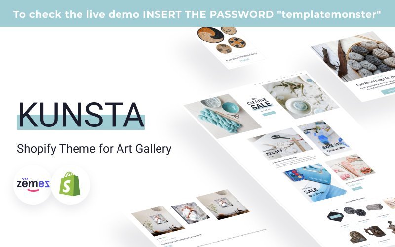 Kunsta – 适用于艺术画廊的Shopify主题