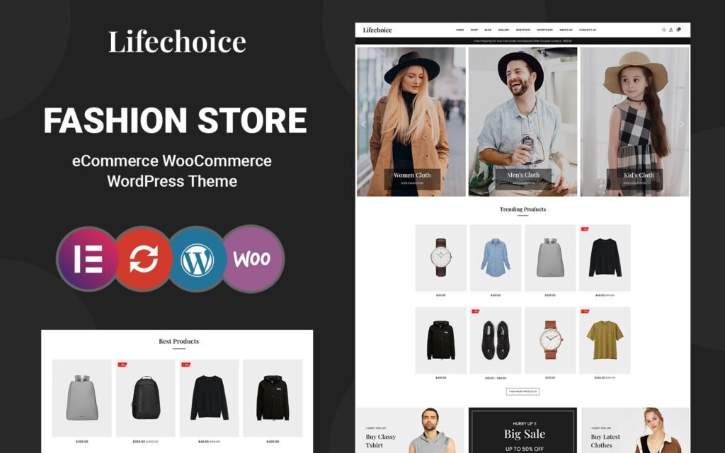 Lifechoice – 时尚与配饰 WooCommerce 主题