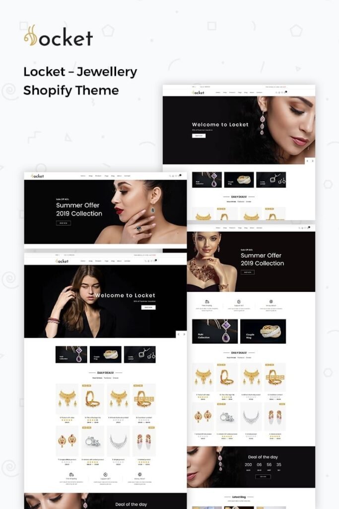 Locket – 珠宝 Shopify 主题