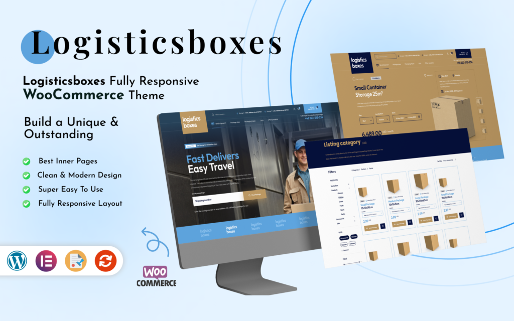 LogisticsBoxes – 无缝交付 – 终极WooCommerce主题