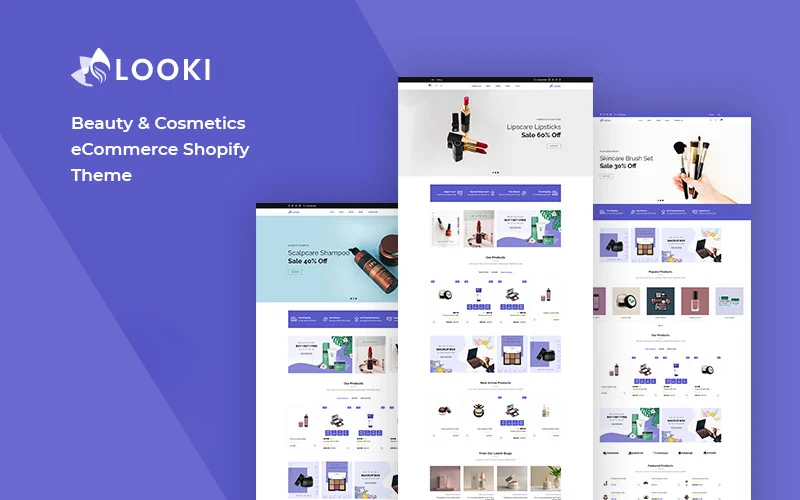 Looki – 美容和化妆品电子商务Shopify主题