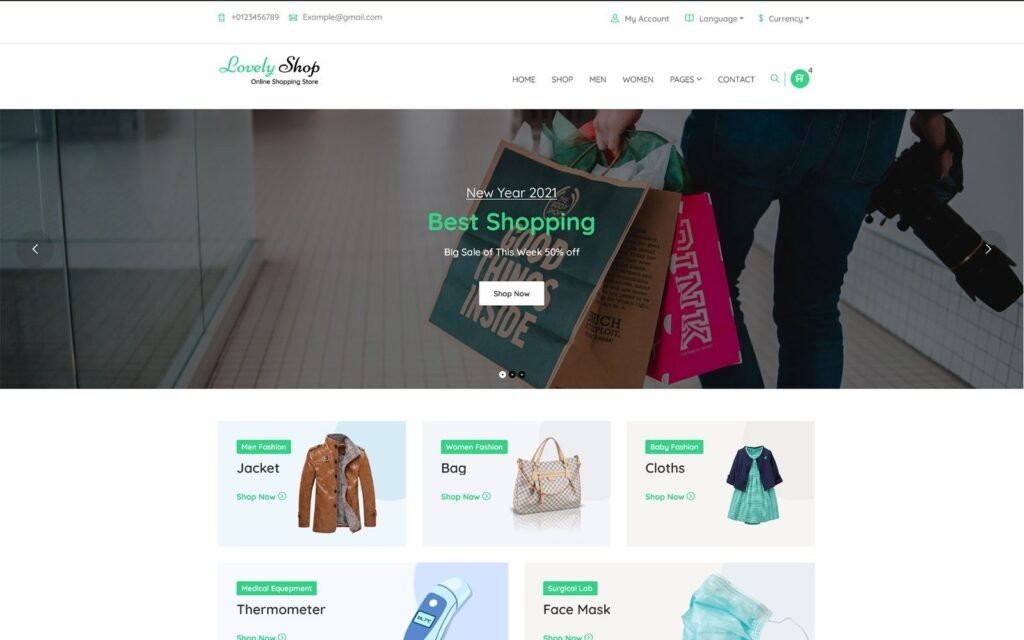LovelyShop – WooCommerce WordPress 主题