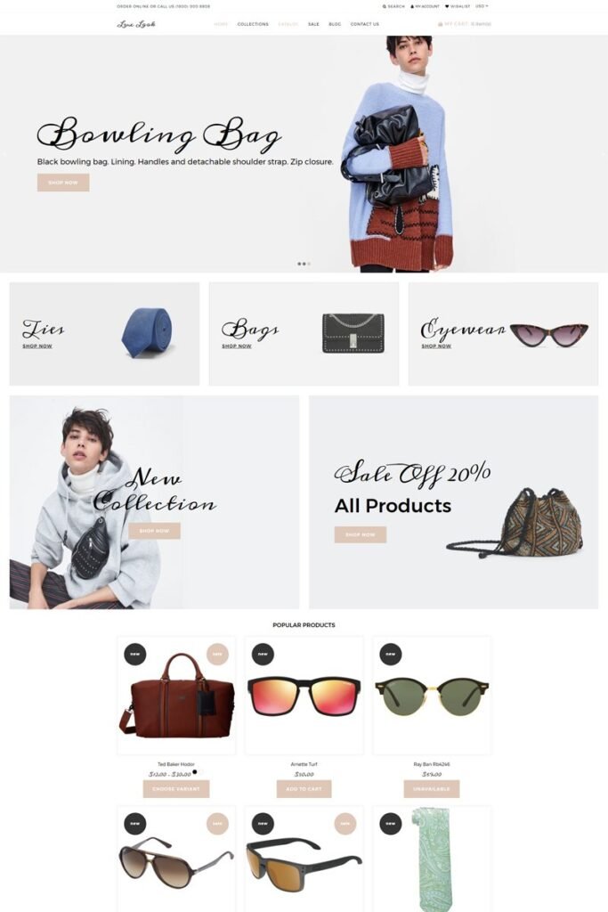 Lux Look – Accessories Elegant Shopify 主题