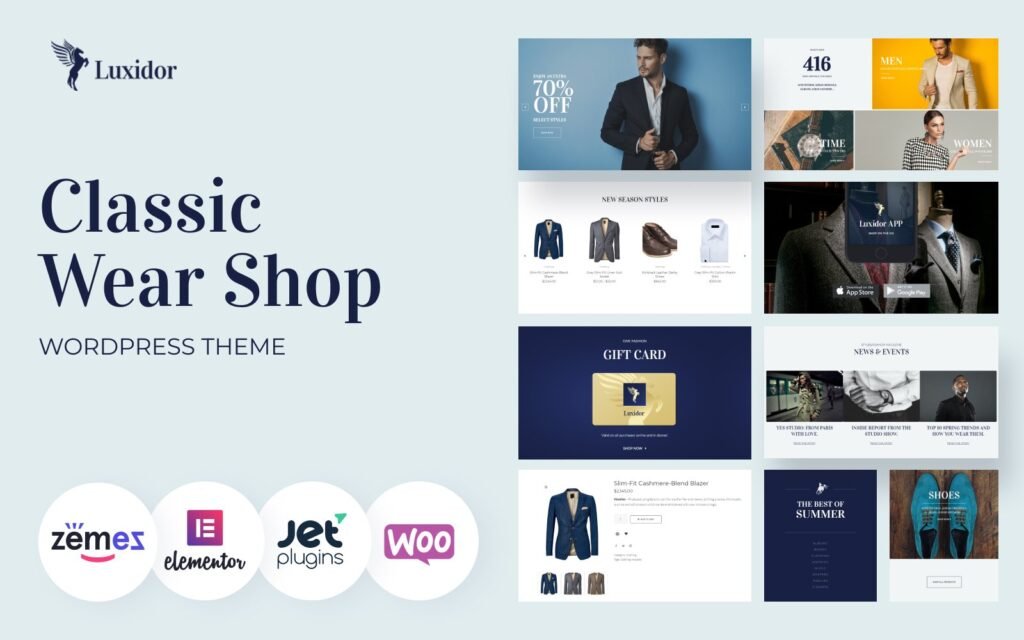 Luxidor – 附件和服装时尚 Elementor WooCommerce 主题