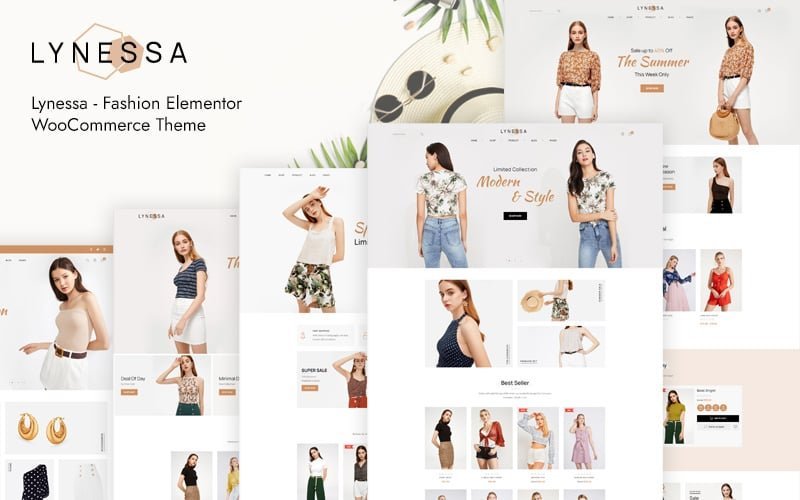 Lynessa – 时尚 Elementor WooCommerce 主题