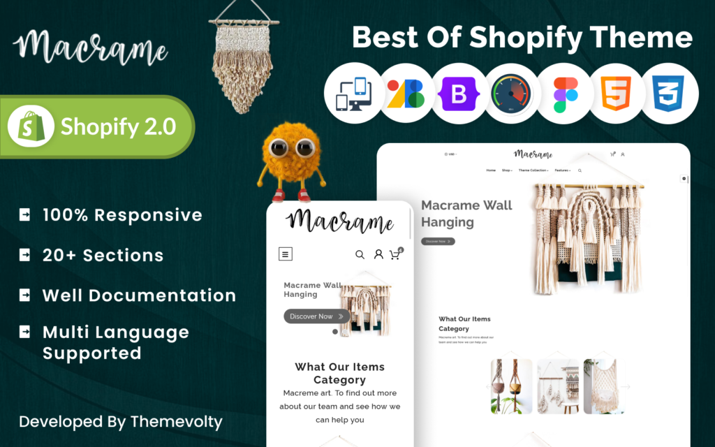 Mackrame – 工艺与艺术 Shopify 2.0 响应式 超级商店