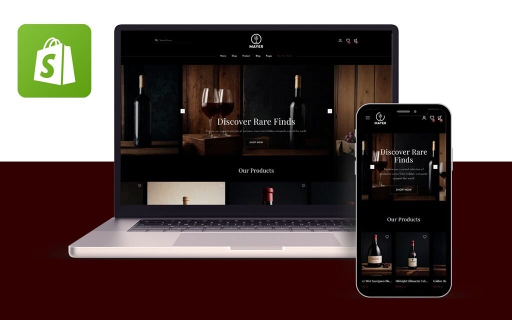 Mayer是一个适用于Shopify 2.0的酒类主题。