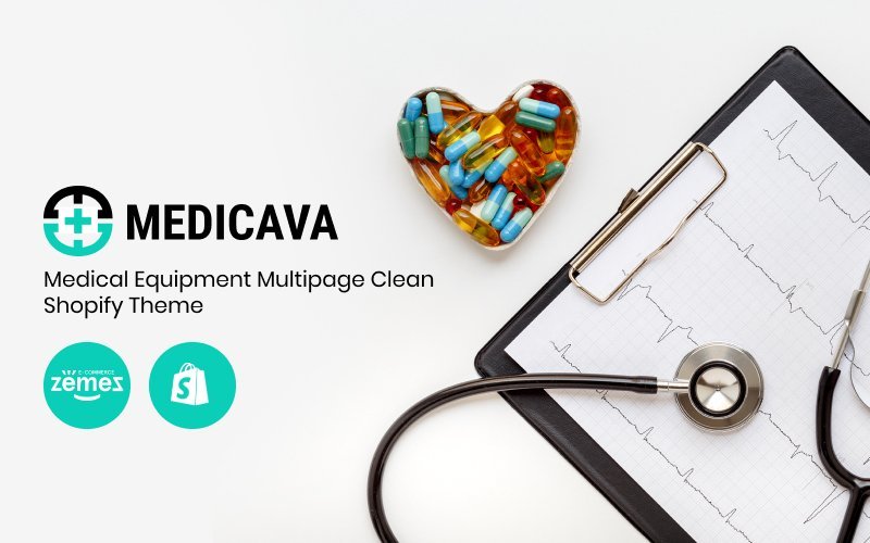 Medicava – 医疗设备多页面清洁Shopify主题
