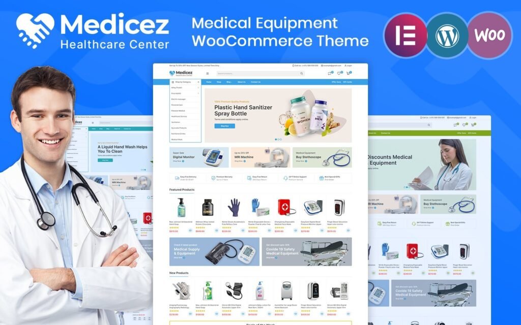 Medicez – 药店、药品和医疗保健 WooCommerce 主题