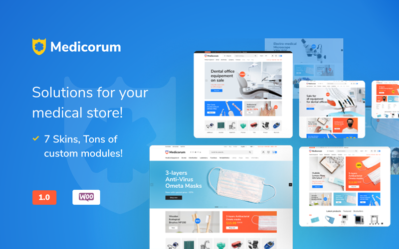 Medicorum – 医疗商店 WooCommerce 主题