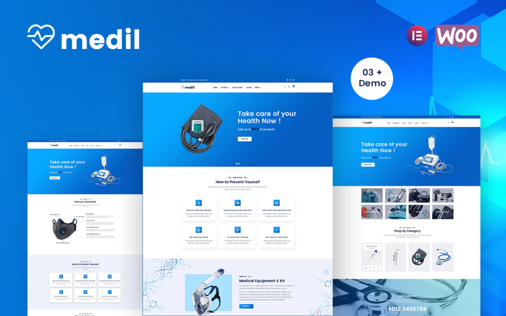 Medil – 医疗 WooCommerce WordPress 主题