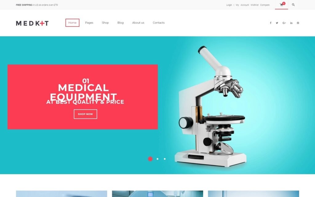 MedKit – 医疗设备 WooCommerce 主题