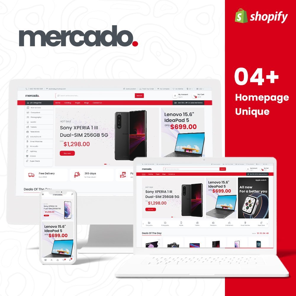 Mercado – 多功能响应式Shopify主题