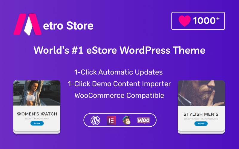 Metro Store Free – 时尚商店 WooCommerce 主题