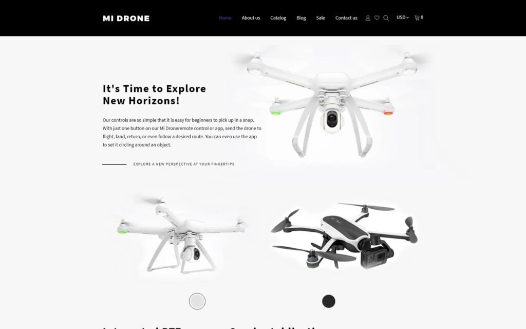 Mi Drone – 单品响应式Shopify主题