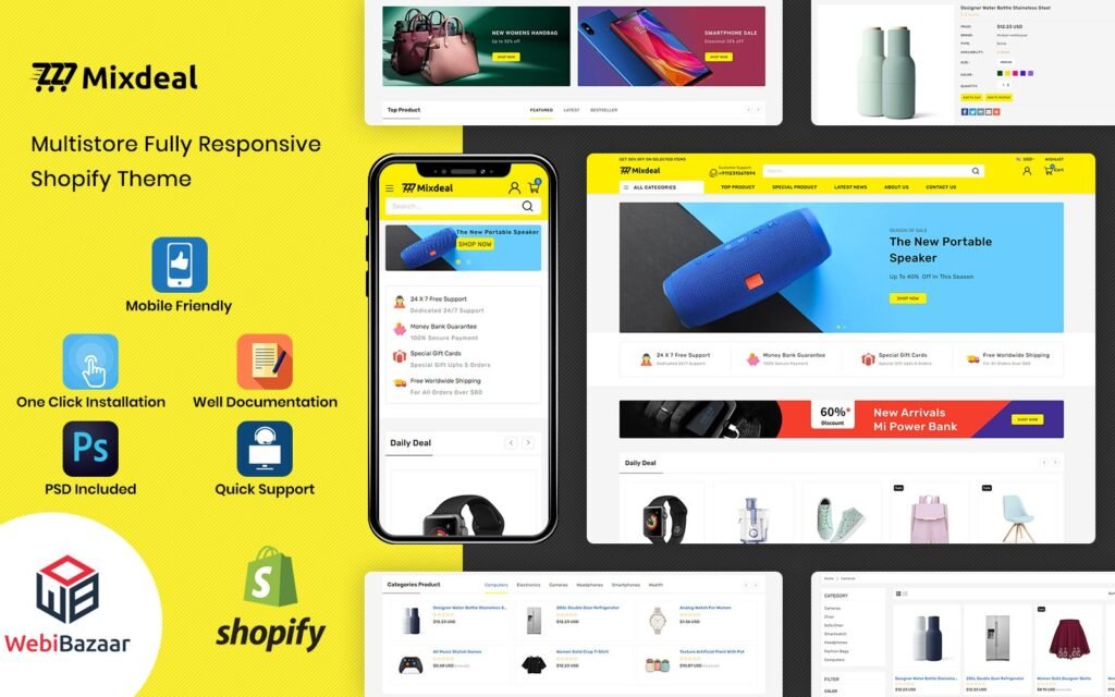 Mixdeal – 极简现代 Shopify 主题