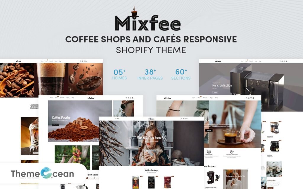 Mixfee – 咖啡店和咖啡馆响应式Shopify主题