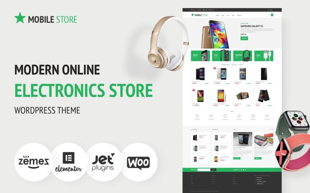 Mobile Store – 电子产品商店 WooCommerce 主题