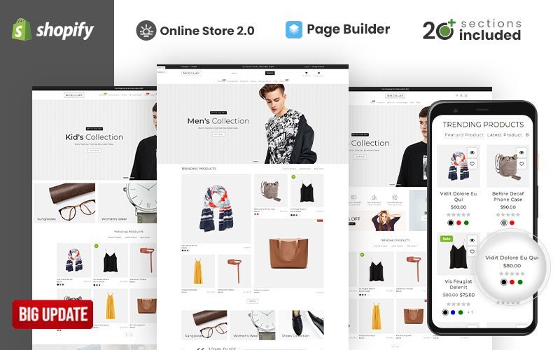 模块化 – 多用途 Shopify Os2.0 主题