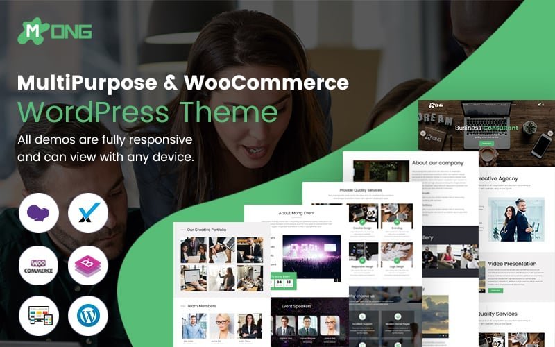 Mong 多功能 WordPress WooCommerce 主题