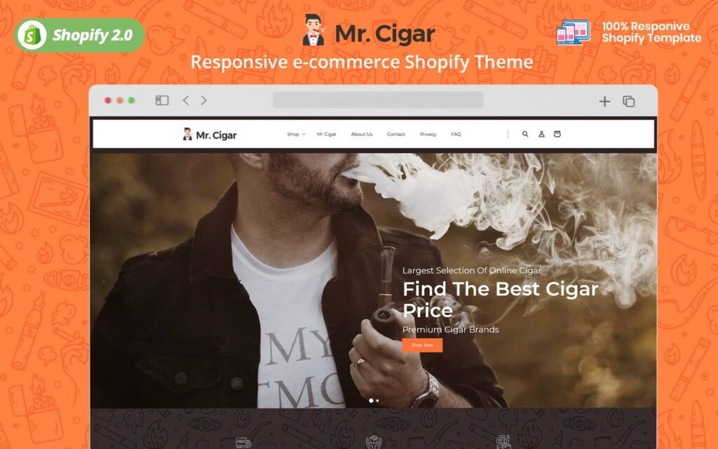 Mr. Cigar Stogie Tobacco Cigarette Shopify os 2.0 Theme 您提交的内容未能提供足够的上下文，我无法理解您的意图或请求。请提供更多信息或明确您想要探讨的主题。