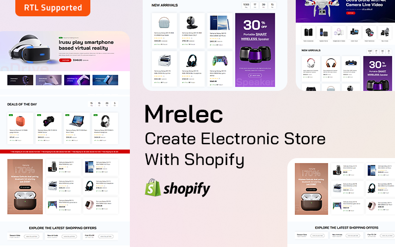 MrElec – 电子产品和小工具 Shopify 主题