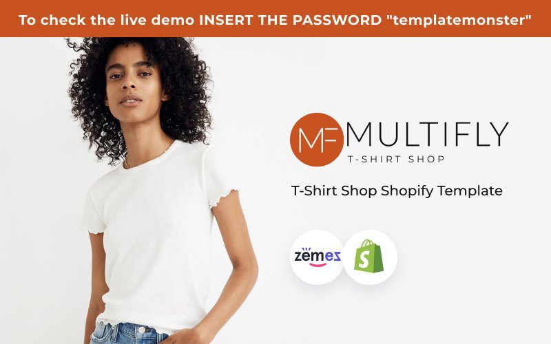 Multifly T恤店，打印Shopify主题