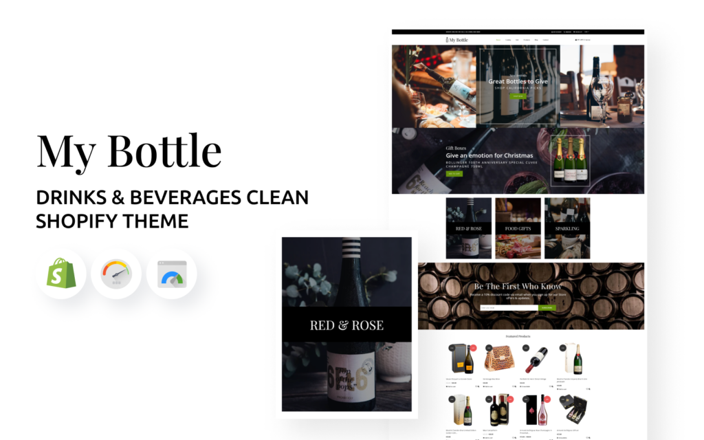 MyBottle – 饮料和饮品清洁 Shopify 主题