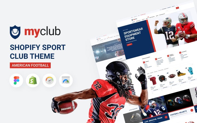 Myclub – Shopify运动俱乐部主题，美式橄榄球