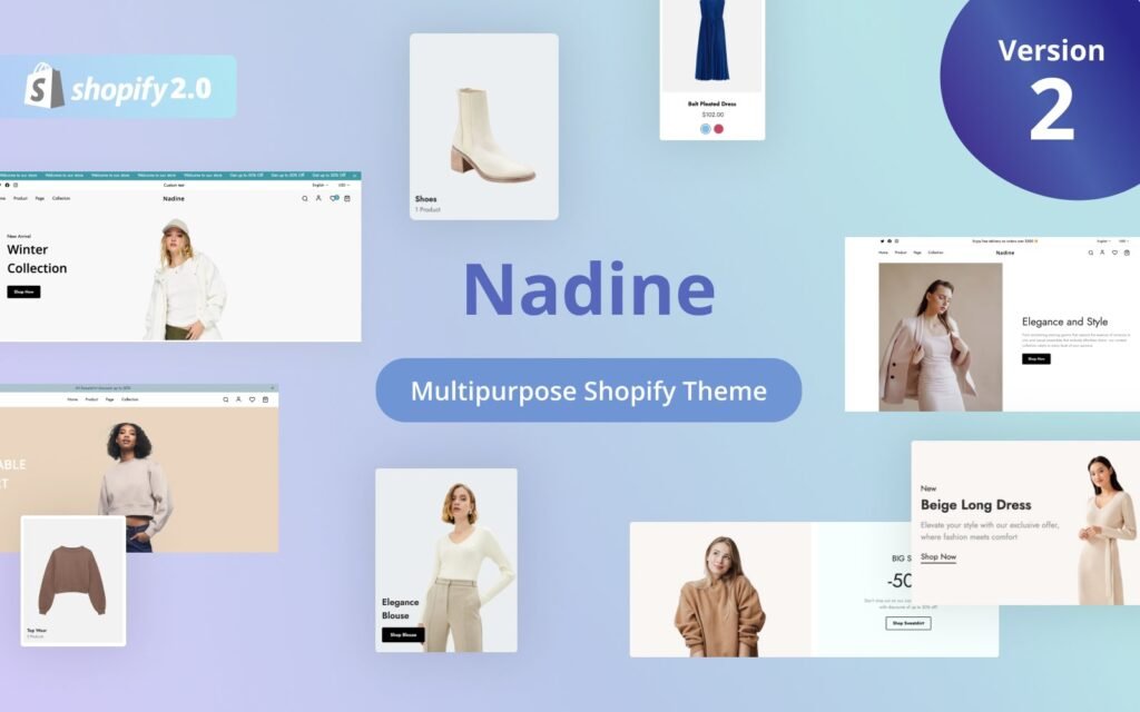 Nadine – 极简洁 Shopify 主题