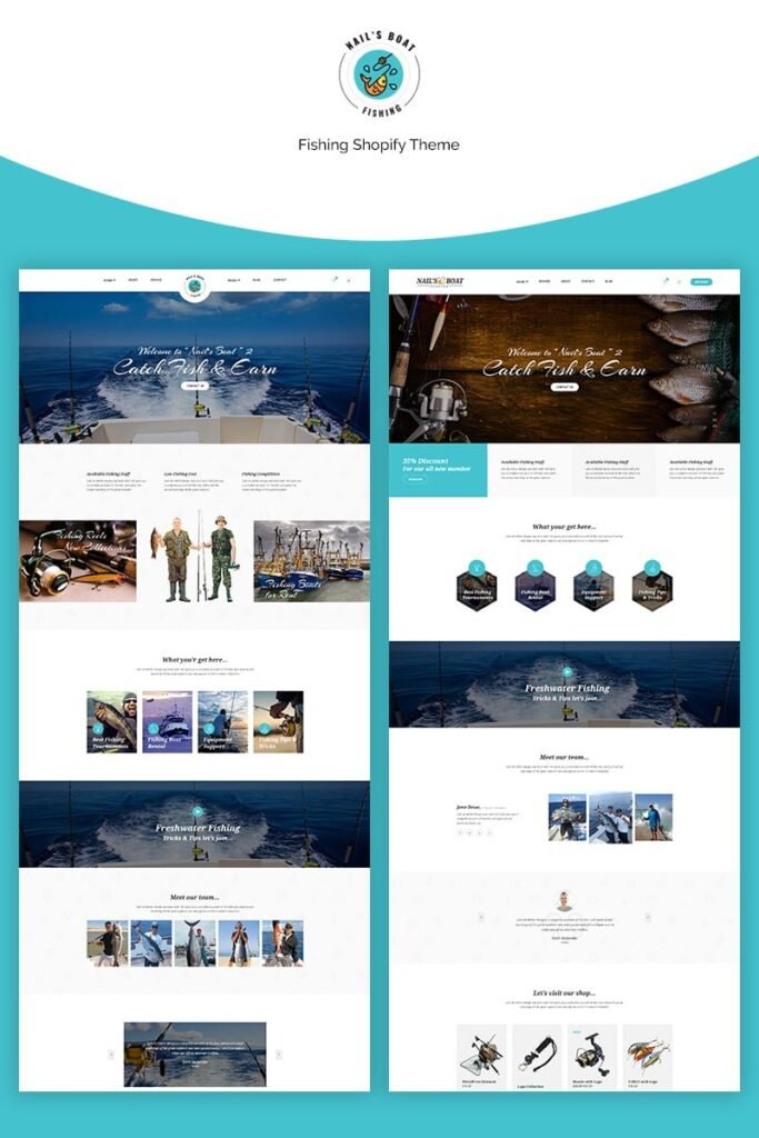 Nails Boat – 渔猎俱乐部Shopify主题