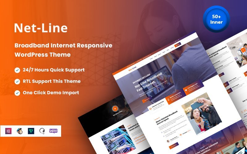 Netline – 宽带互联网响应式WordPress主题