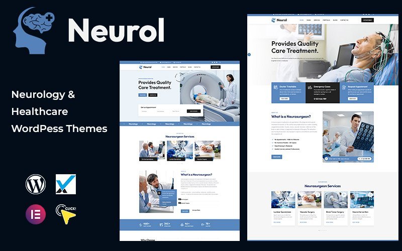 Neurol – 神经学与健康护理的WordPress主题