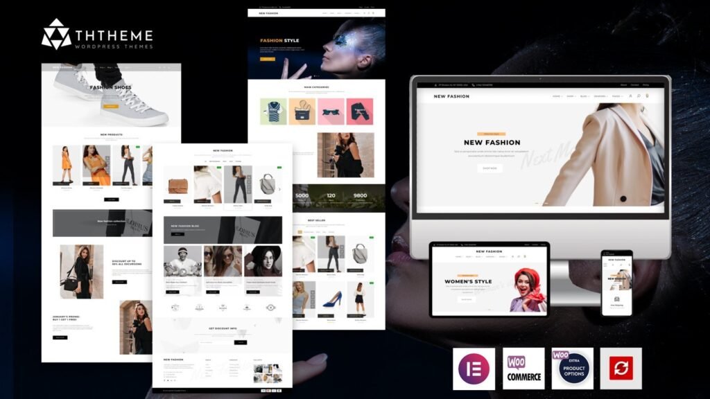新时尚- Elementor 时尚店铺 WordPress 主题