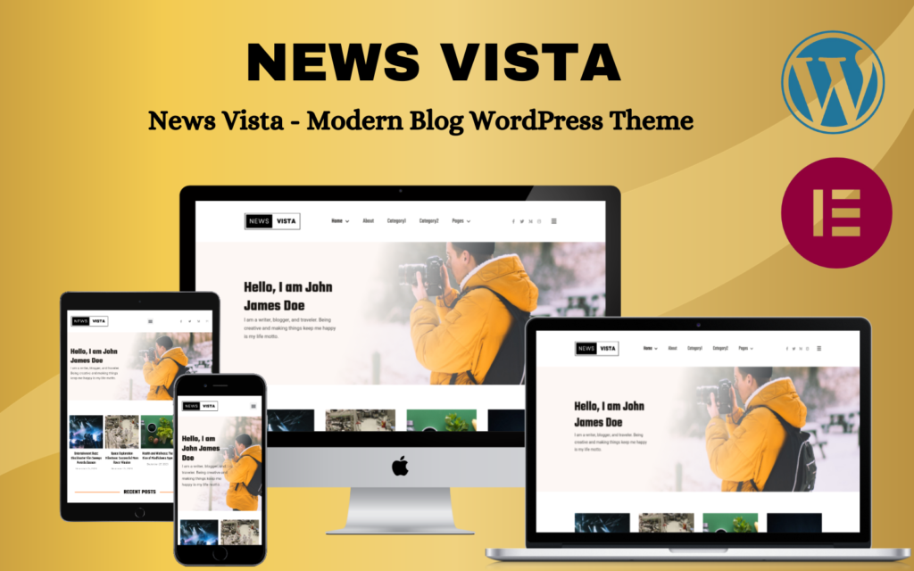News Vista – 现代博客WordPress主题